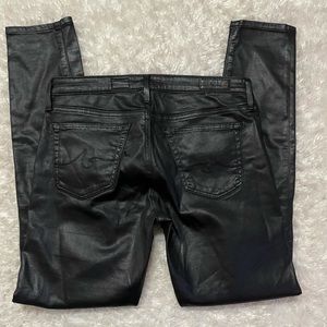 Adriano Goldschmeid AG Leatherette Black Pants LIKE NEW!!!